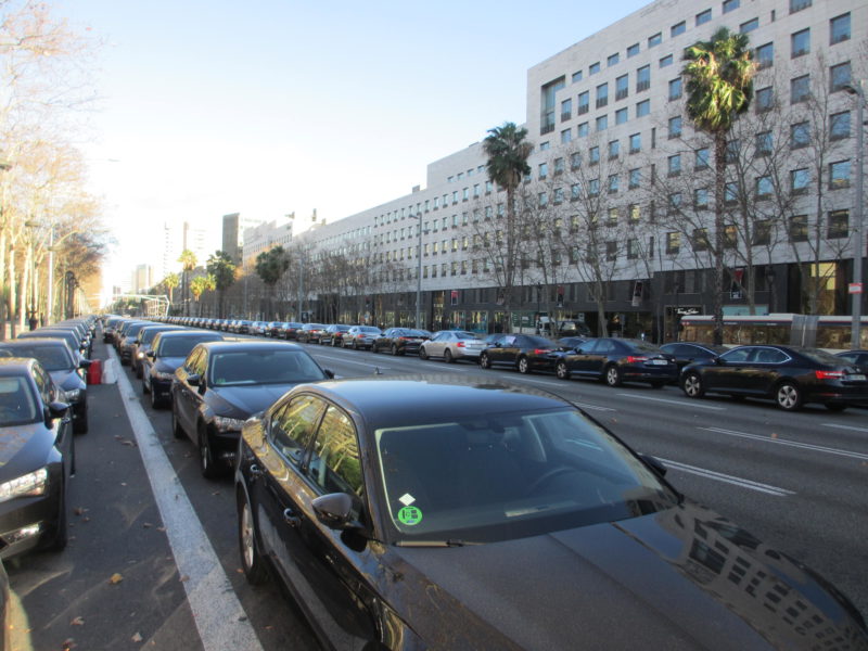 conflit VTC à Barcelone