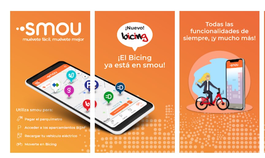 télécharger l'app Smoou pour recharger mon véhicule à Barcelone 